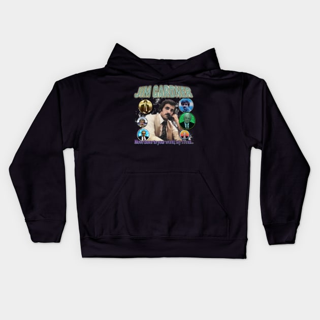 Classic Jim Kids Hoodie by OptionaliTEES